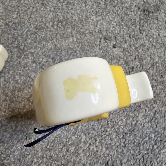 Vintage 1980's Set of 3 Ceramic Sitting Geese Ducks Goose - Picture 5 of 5